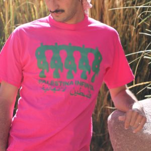 Polera "Palestina Infinita" Fucsia